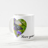 愛Mum蝶コーヒーマグ コーヒーマグカップ (正面左)