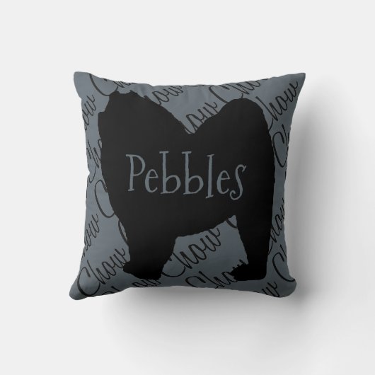 愛My Chow Chow Dog枕 クッション (裏面)