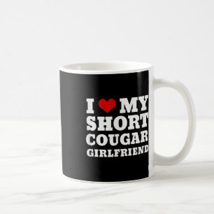 愛My Short CougarガールフレンドIハートMy Cougar コーヒーマグカップ