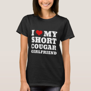 愛My Short CougarガールフレンドIハートMy Cougar Tシャツ
