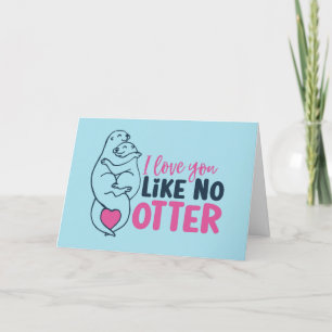 愛No Otter Punバレンタインデーおもしろいの好き シーズンカード