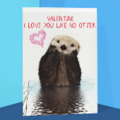 愛No Otter Valentine's Day カード