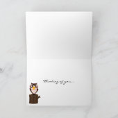 愛Owlays 2 Owlsグリーティングカード カード (内部)