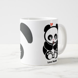 愛Panda®のジャンボマグ ジャンボコーヒーマグカップ