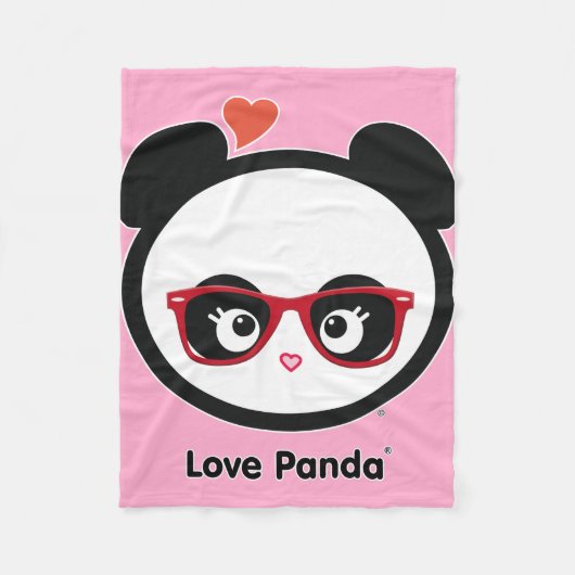愛Panda®のフリースブランケット フリースブランケット (正面)