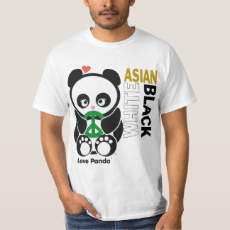 愛Panda®の価値人の服装 Tシャツ