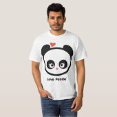 愛Panda®の価値人の服装 Tシャツ (正面フル)