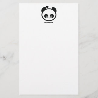 愛Panda®の文房具 便箋