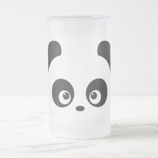 愛Panda®の曇らされたガラスのマグ フロストグラスビールジョッキ