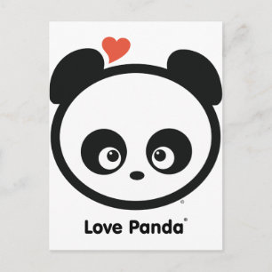 愛Panda®の郵便はがき ポストカード