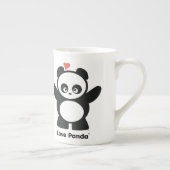 愛Panda®の骨灰磁器のマグ ボーンチャイナマグカップ (右)