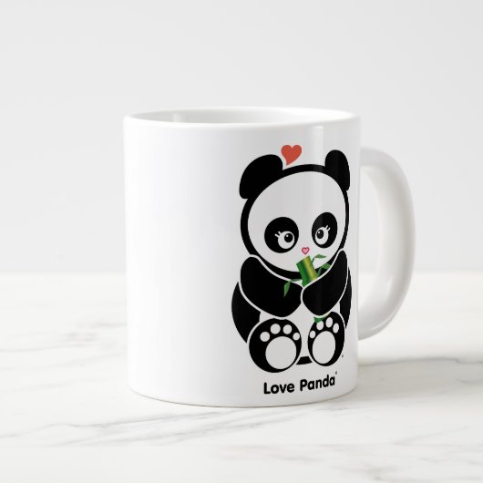 愛Panda® ジャンボコーヒーマグカップ (正面右)