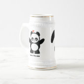 愛Panda®ステイン ビールジョッキ (正面左)