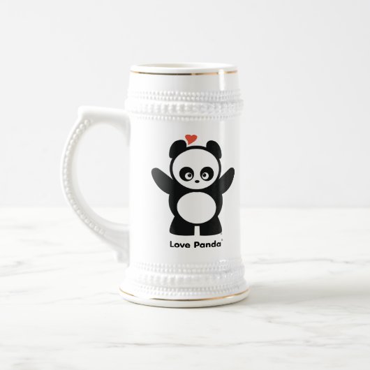 愛Panda®ステイン ビールジョッキ (左)