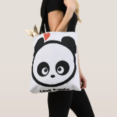 愛Panda® トートバッグ (クローズアップ)