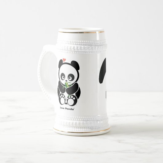 愛Panda® ビールジョッキ (正面左)