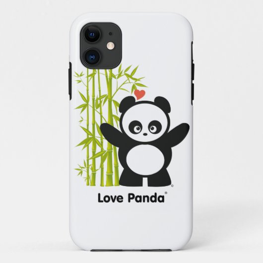 愛Panda® Case-Mate iPhoneケース (裏面)
