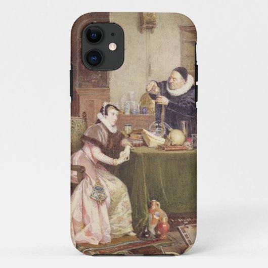 愛Philtre 1885年(w/c白と高まる) Case-Mate iPhoneケース (裏面)