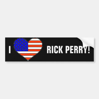 愛RICK PERRY バンパーステッカー