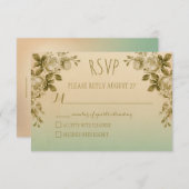 愛RSVPの永久にGC 出欠カード (正面/裏面)