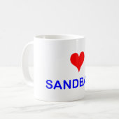 愛Sandbachのコーヒー・マグ コーヒーマグカップ (正面左)