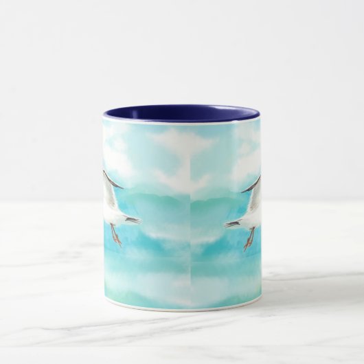 愛SEAGULLそう多くの私のおもしろい引用文マグ マグカップ (中央)