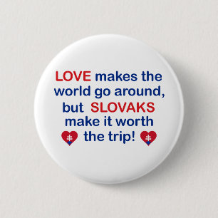 愛Slovaks 缶バッジ
