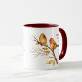 愛SPARROW家族そんなに私のおもしろい引用文マグカップ マグカップ (正面右)