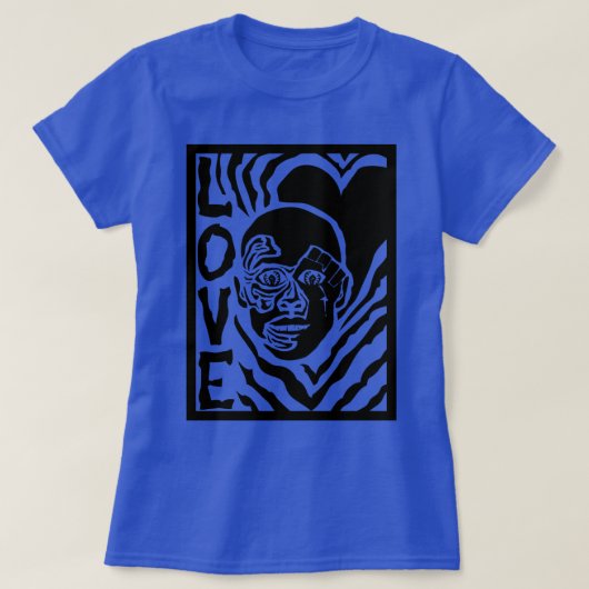 愛Tシャツに抗議する Tシャツ (デザイン正面)