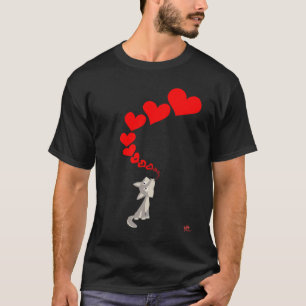 愛Tシャツのシンプル(デザインのoon frの呼出し Tシャツ