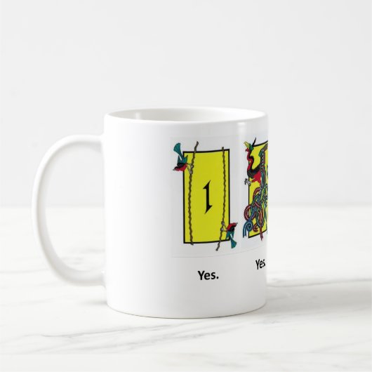 愛Tichu コーヒーマグカップ (左)