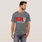 愛U名は私の白頼赤の男のTシャツ Tシャツ (正面フル)