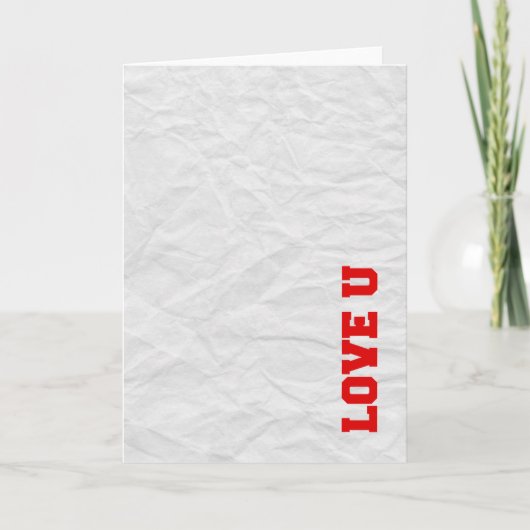 愛U シーズンカード (正面)