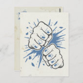 愛vs憎しみ ポストカード (正面/裏面)