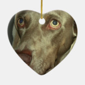 愛Weimaranerのオーナメント セラミックオーナメント (裏面)