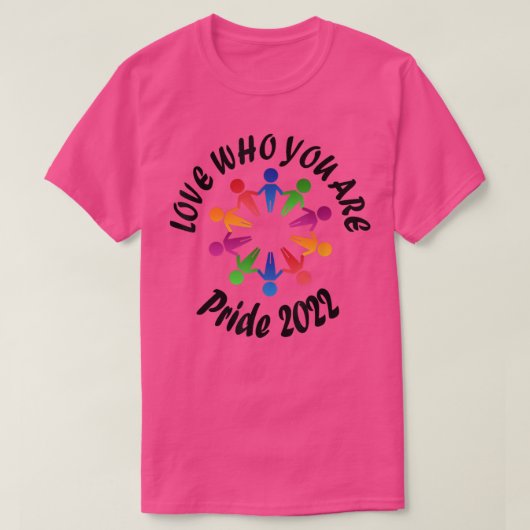 愛Who You Are プライドMonth 2022 Tシャツ (デザイン正面)