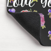 愛Youママバラフローラコンピュータマウスマットパッド マウスパッド (コーナー)