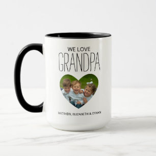 愛You Grandpaフォトコーヒーマグ マグカップ
