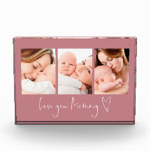 愛You Mommyスクリプトハート3 Photos Dustyバラ