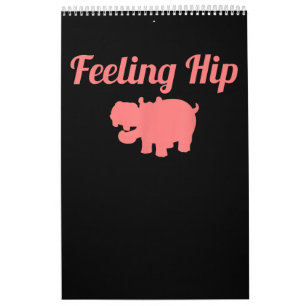 感じのお尻ヒッポタマおもしろいスHippo Kid Gives カレンダー