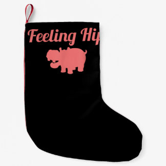 感じのお尻ヒッポタマおもしろいスHippo Kid Gives スモールクリスマスストッキング