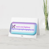 感じのよりよい蝶カード カード (裏面)