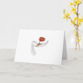 感じのよりよく大きい腸 カード (黄色い花)