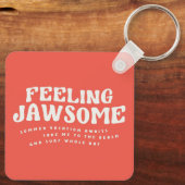 感じのシャークおもしろいサマーパン キーホルダー (裏面)