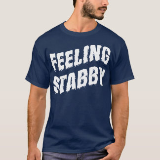 感じのスタビーホワイト文字 Tシャツ