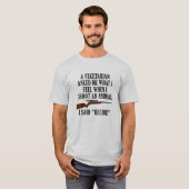 感じの反動のおもしろいな狩りのTシャツ Tシャツ (正面フル)