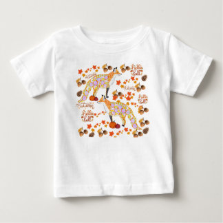 感じの四季秋/秋 ベビーTシャツ