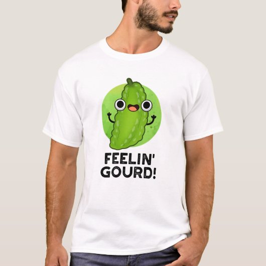 感じの感じグルドおもしろいの良い野菜プリン Tシャツ (正面)