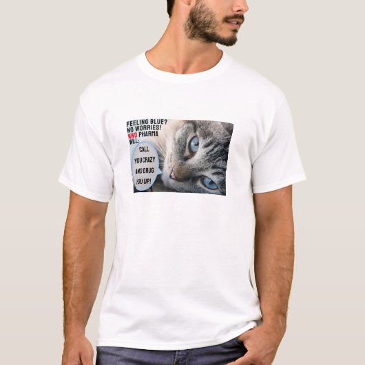 感じの青いTシャツ Tシャツ (正面)