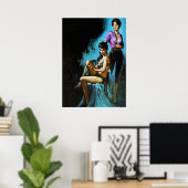 感じの風変わりヴィンテージパルプ雑誌カバーアート ポスター (ホームオフィス)